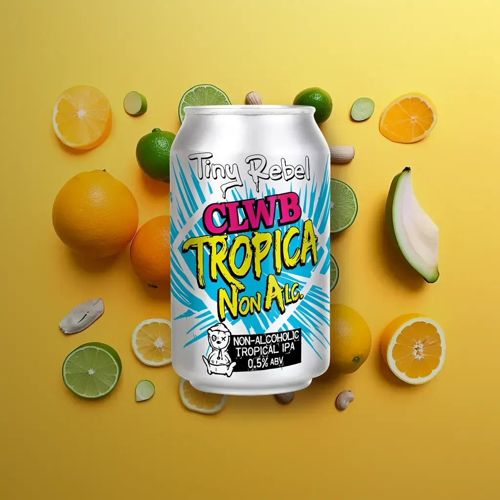 Tiny Rebel Clwb Tropican Non-Alcoholic IPA (0.5% ABV)