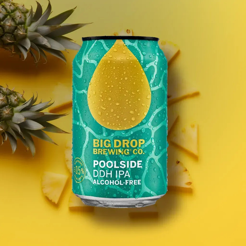 Big Drop Summer Series Alcohol-Free Poolside DDH IPA (0.5% ABV)