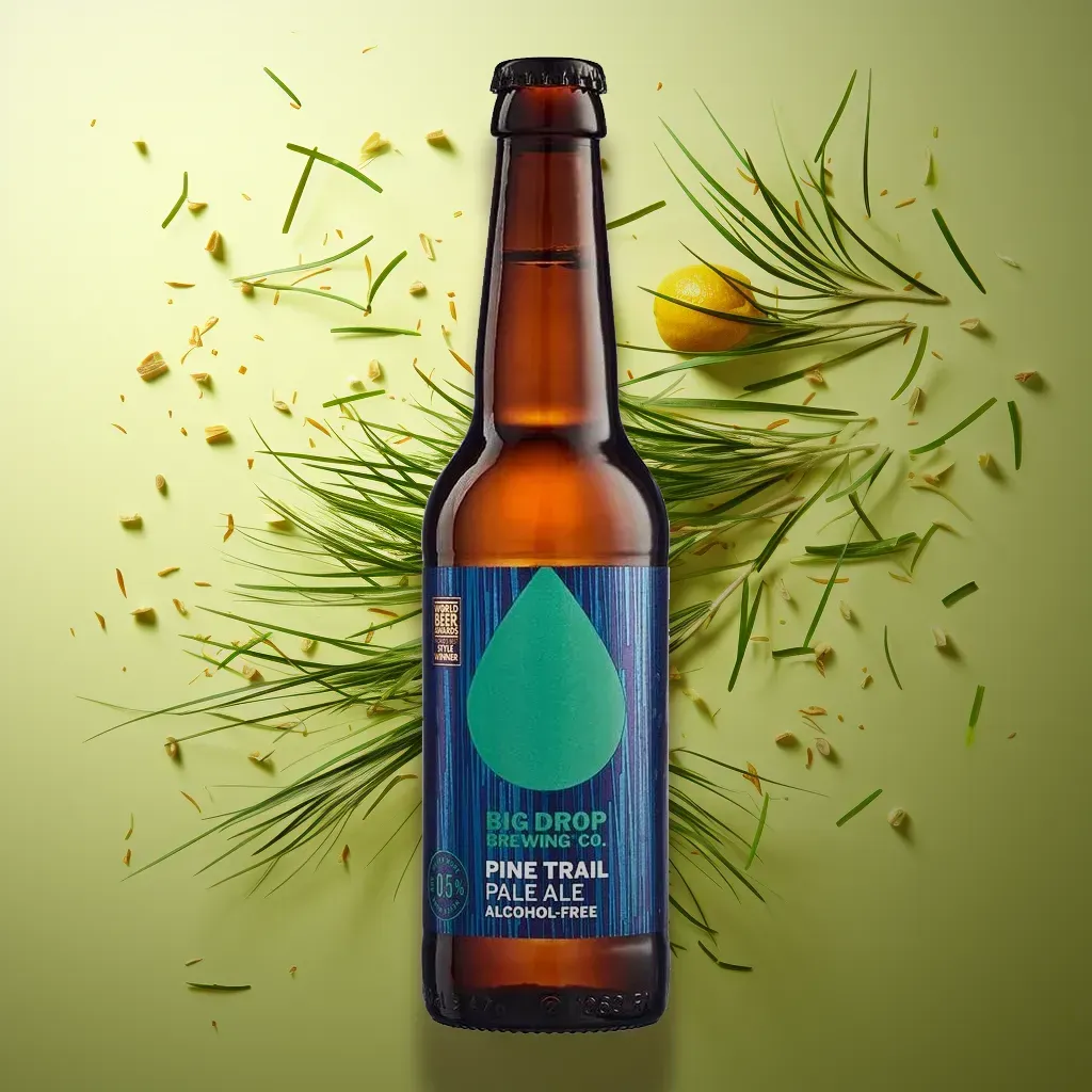 Big Drop Pine Trail Alcohol-Free Pale Ale (0.5% ABV)