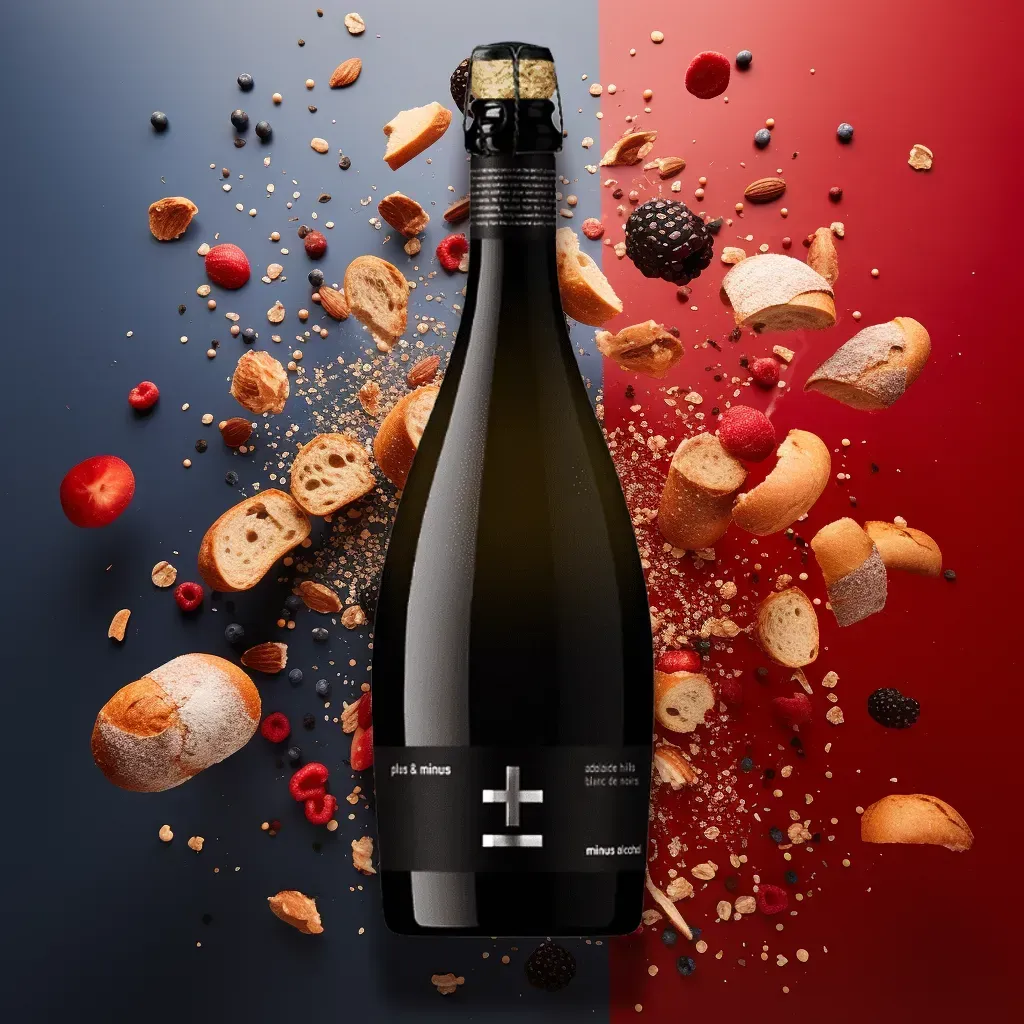 Plus & Minus Alcohol-Free Blanc de Noirs Sparkling Wine (0.5% ABV)