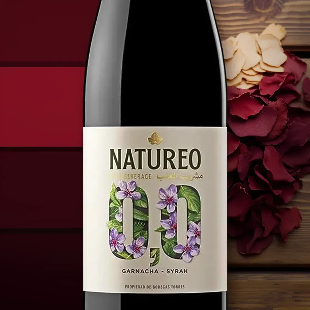 Torres Natureo Alcohol-Free Tinto Syrah Red Wine (0% ABV)