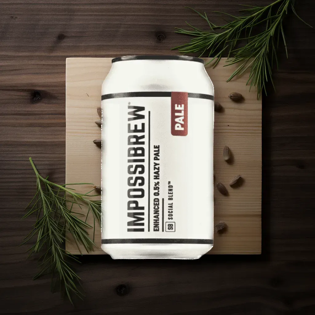 Impossibrew Enhanced Alcohol-Free Pale Ale 2.0 (0.5% ABV)