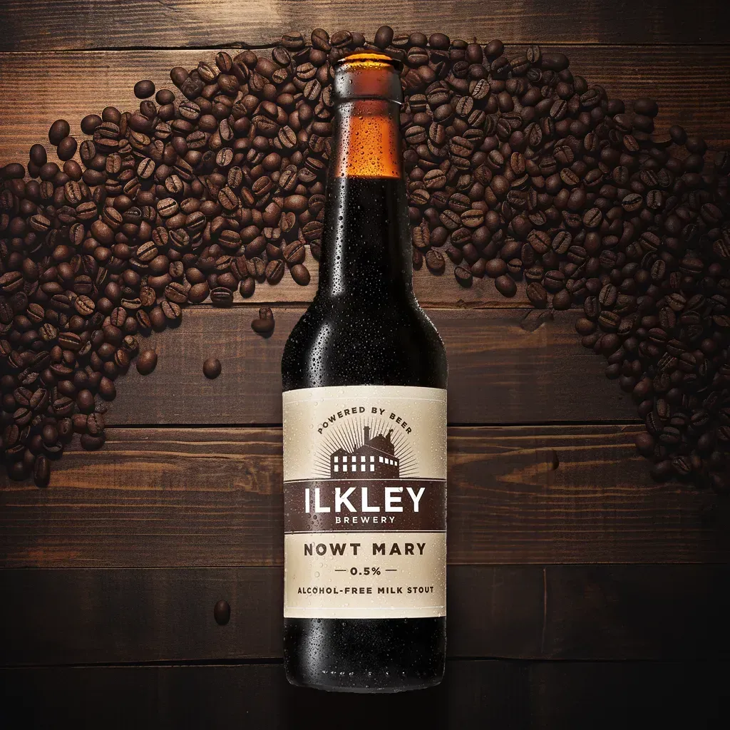 Ilkley Brewery Nowt Mary Alcohol-Free Stout Ale (0.5% ABV)