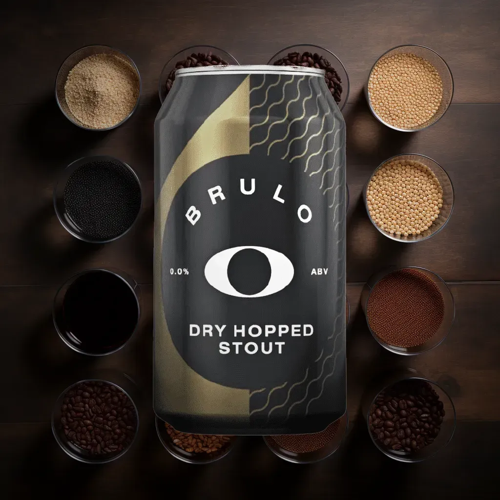 Brulo (Coast) Alcohol-Free Dry Hopped Stout (0.0% ABV)