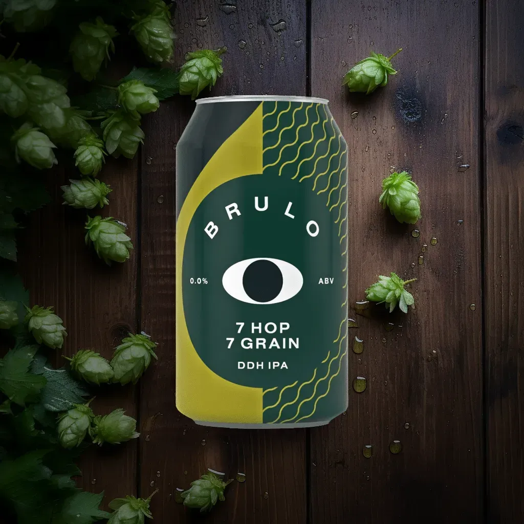 Brulo 7 Hop 7 Grain DDH IPA (0.0% ABV)