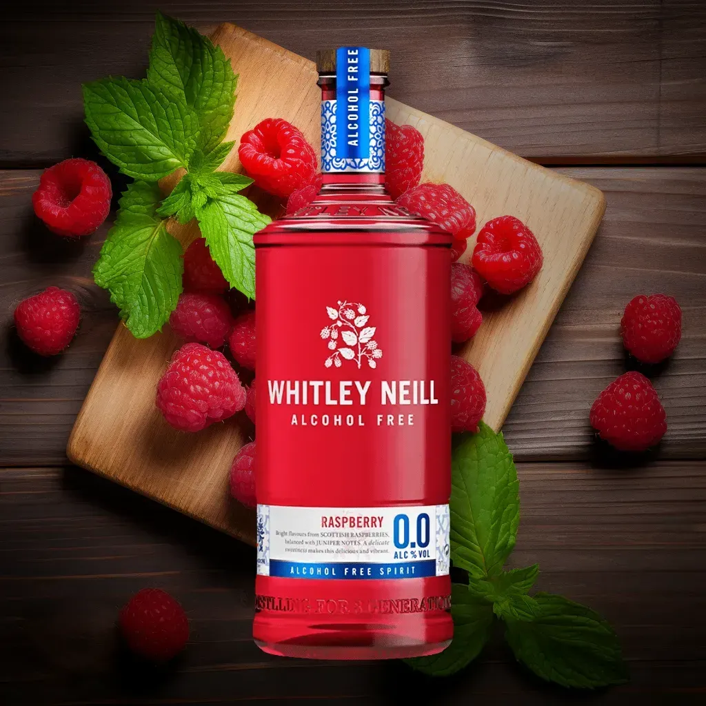 Whitley Neill Alcohol-Free Raspberry Spirit (0% ABV)
