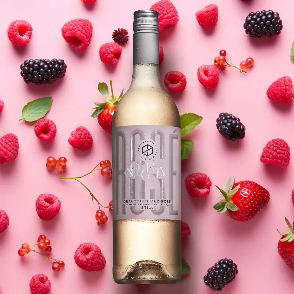 Thomson & Scott Noughty Provencal-style Alcohol-free Rosé Wine (0.5% ABV)