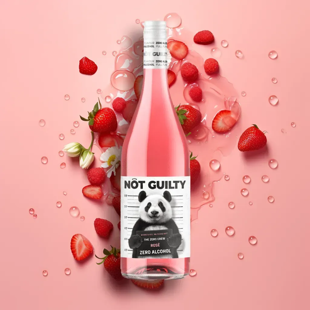 Not Guilty Alcohol-Free Rosé Wine (0.05% ABV)