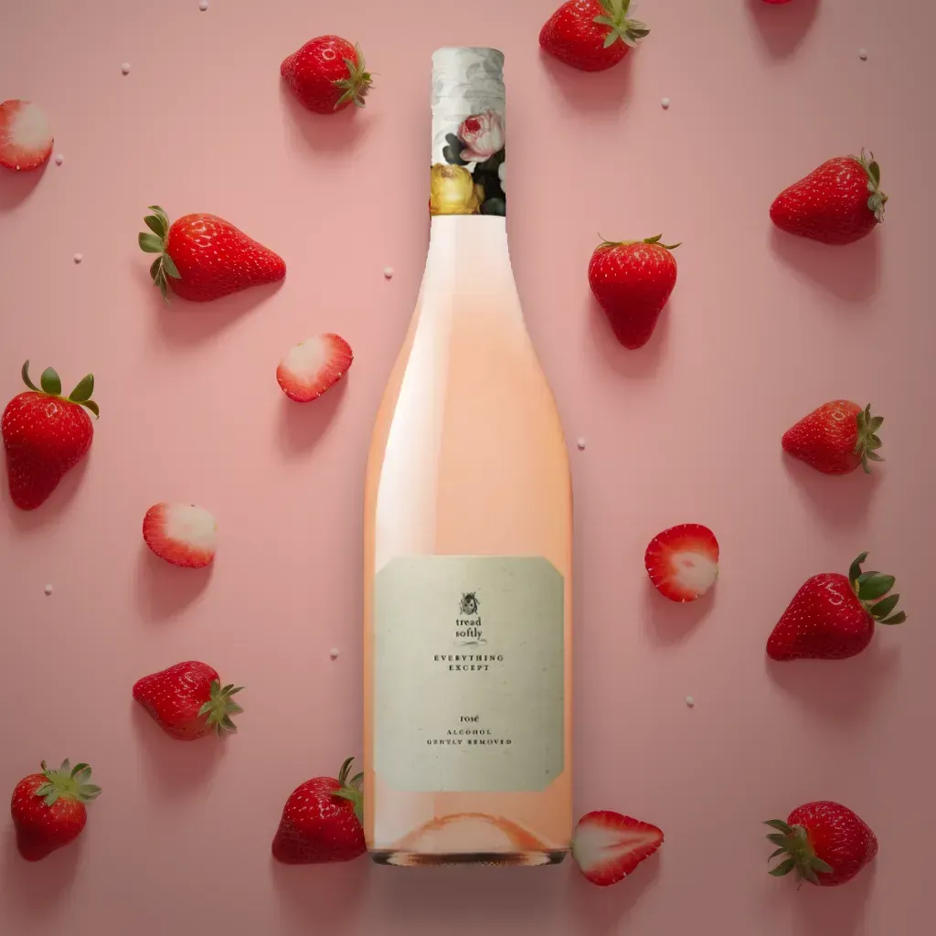 Tread Softly Alcohol-Free Rosé Wine (0.5% ABV)