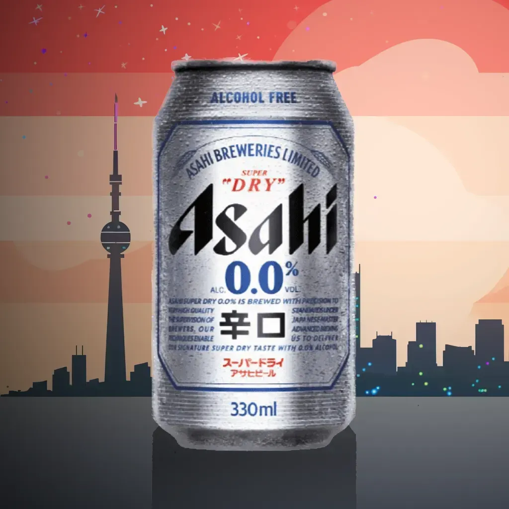 Asahi Super Dry Alcohol-Free Beer Can (0.0% ABV)