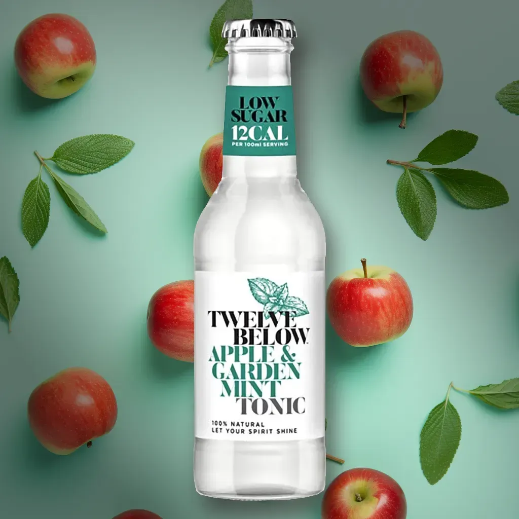 Twelve Below Apple & Garden Mint 200ml Premium Tonic (0% ABV)