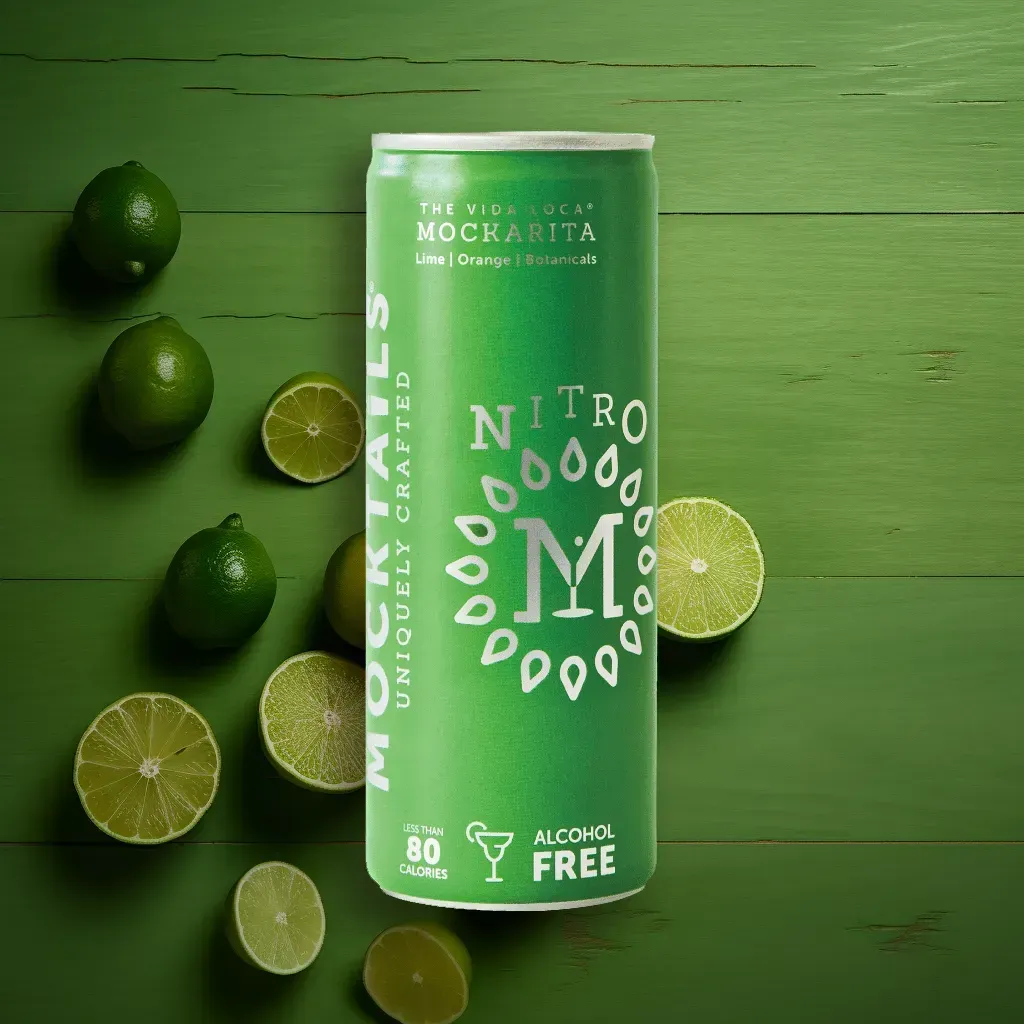 Mocktails The Vida Loca Mockarita Nitro Alcohol-Free Cocktail (0.0% ABV)