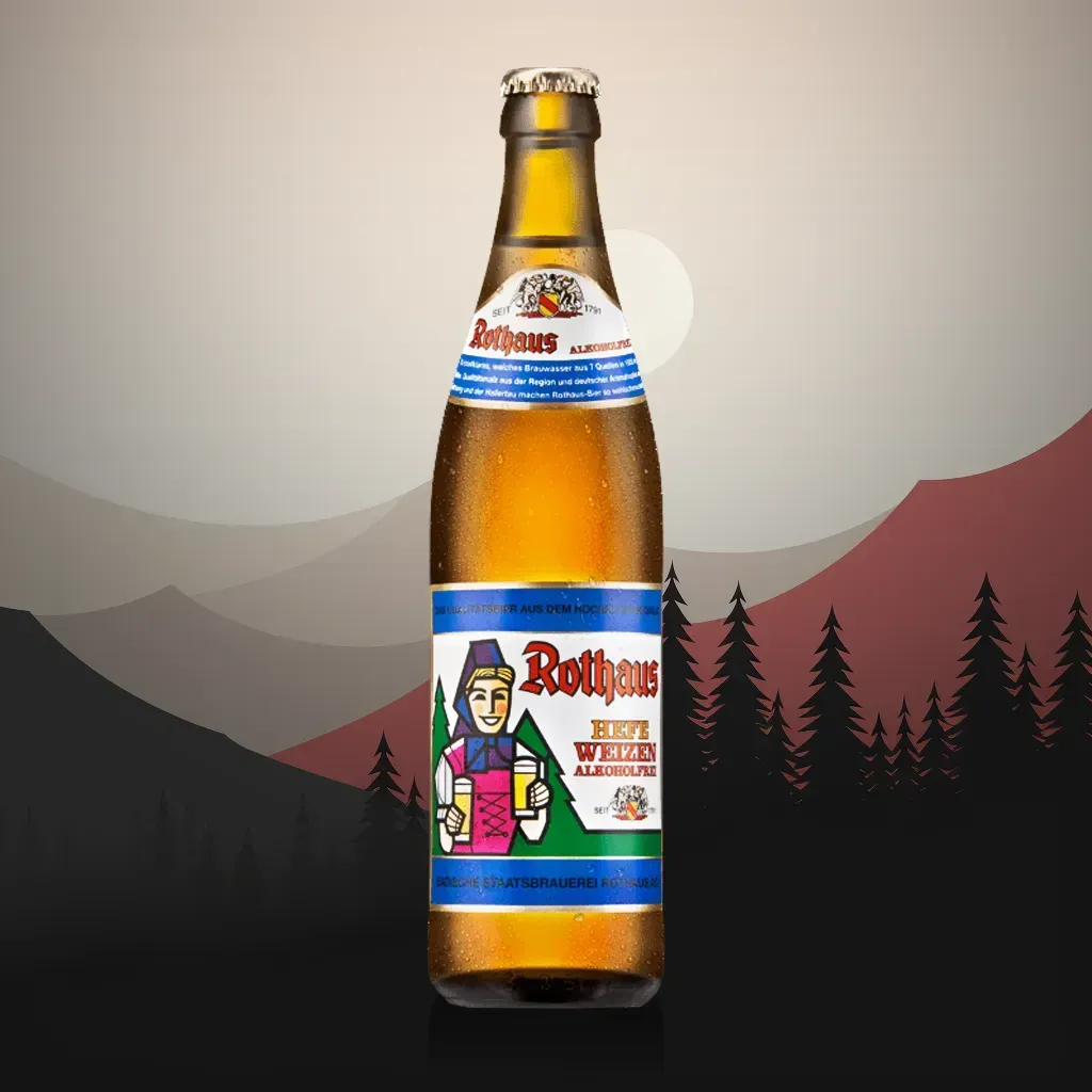 Rothaus Alcohol-free Hefeweizen 500ml (0.4% ABV)