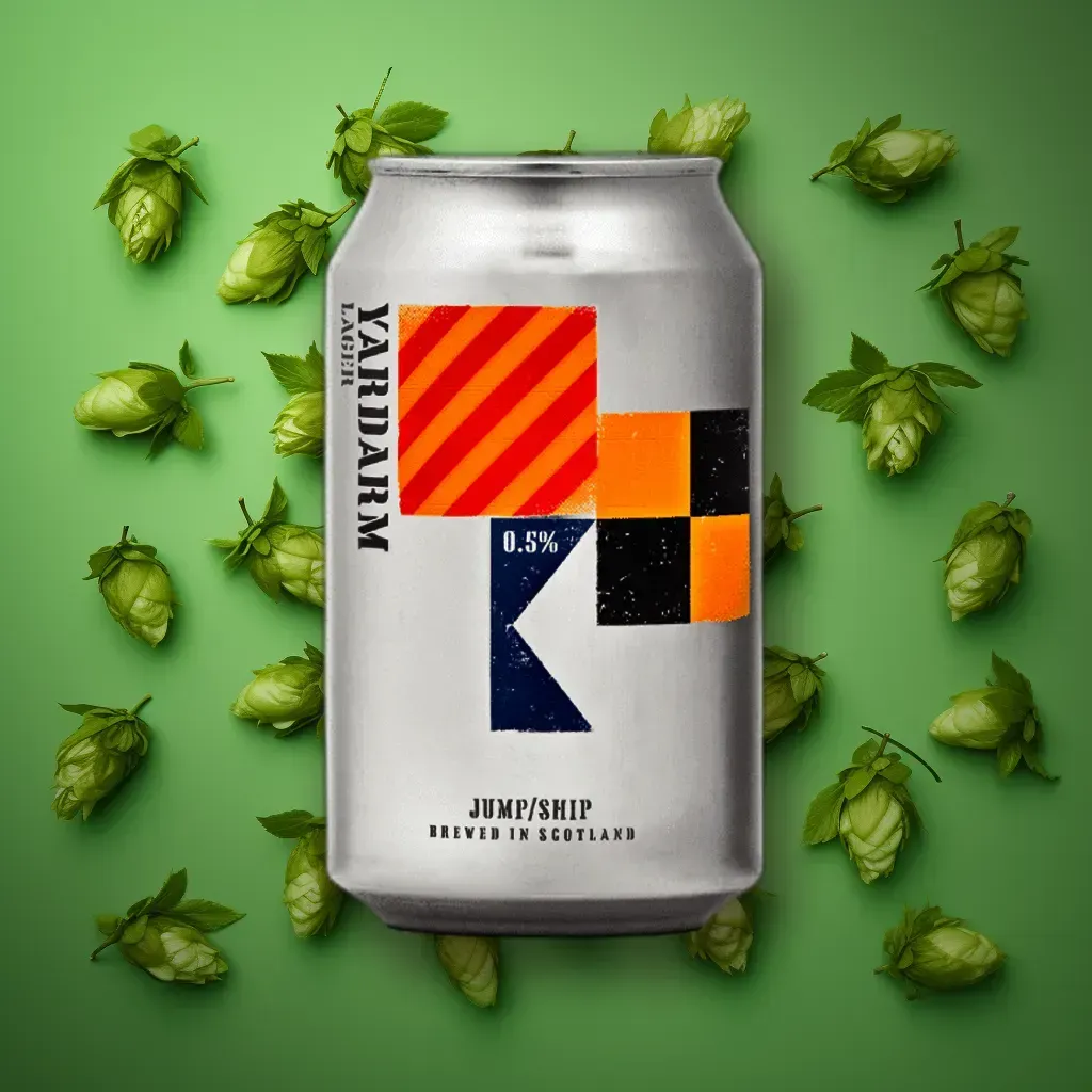 Jump Ship Yardarm Gluten Free Low Alcohol Lager (0.5% ABV)