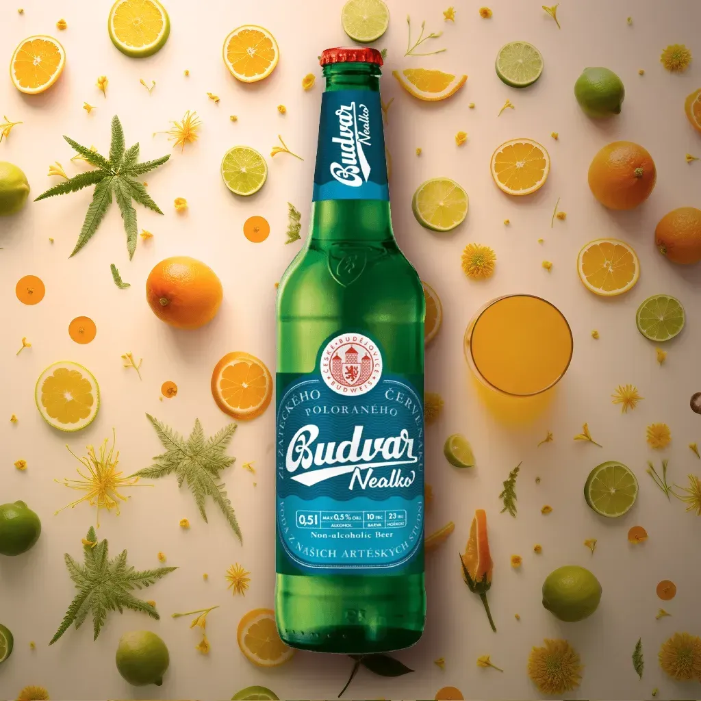 Budweiser Budvar Nealko Alcohol-Free Beer 500ml (0.5% ABV)