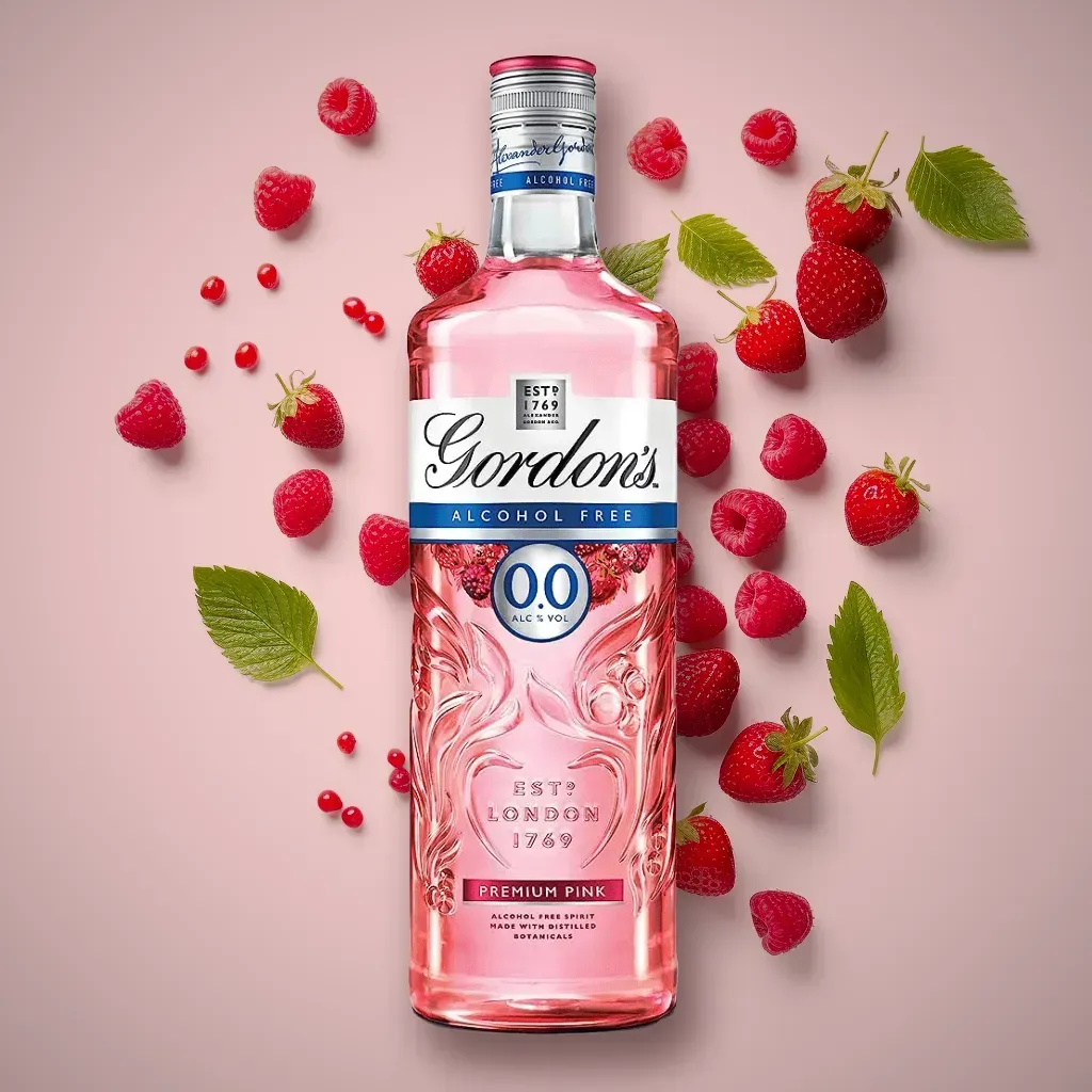 Gordon's 0.0 Alcohol-Free Pink Spirit (0.5% ABV)