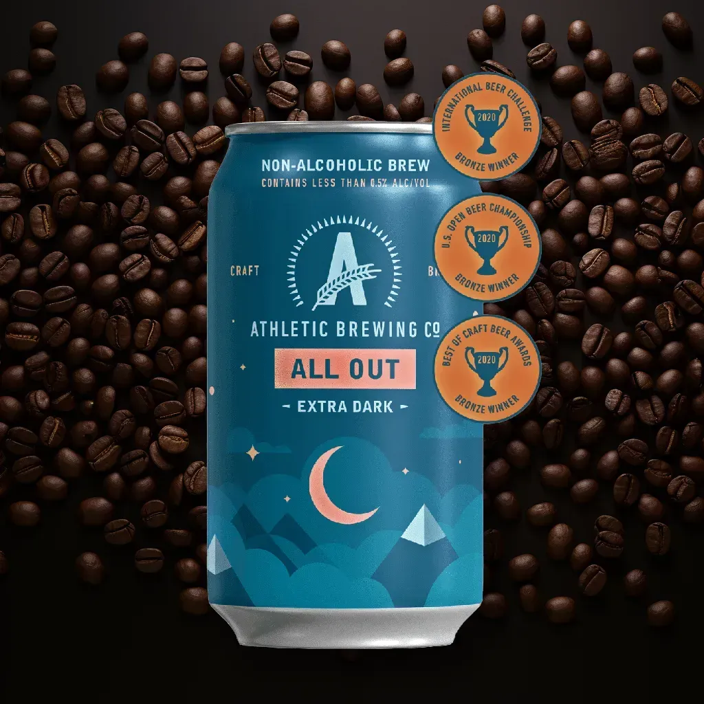 Athletic Brewing Company All Out Alcohol-Free Stout (0.5% ABV)