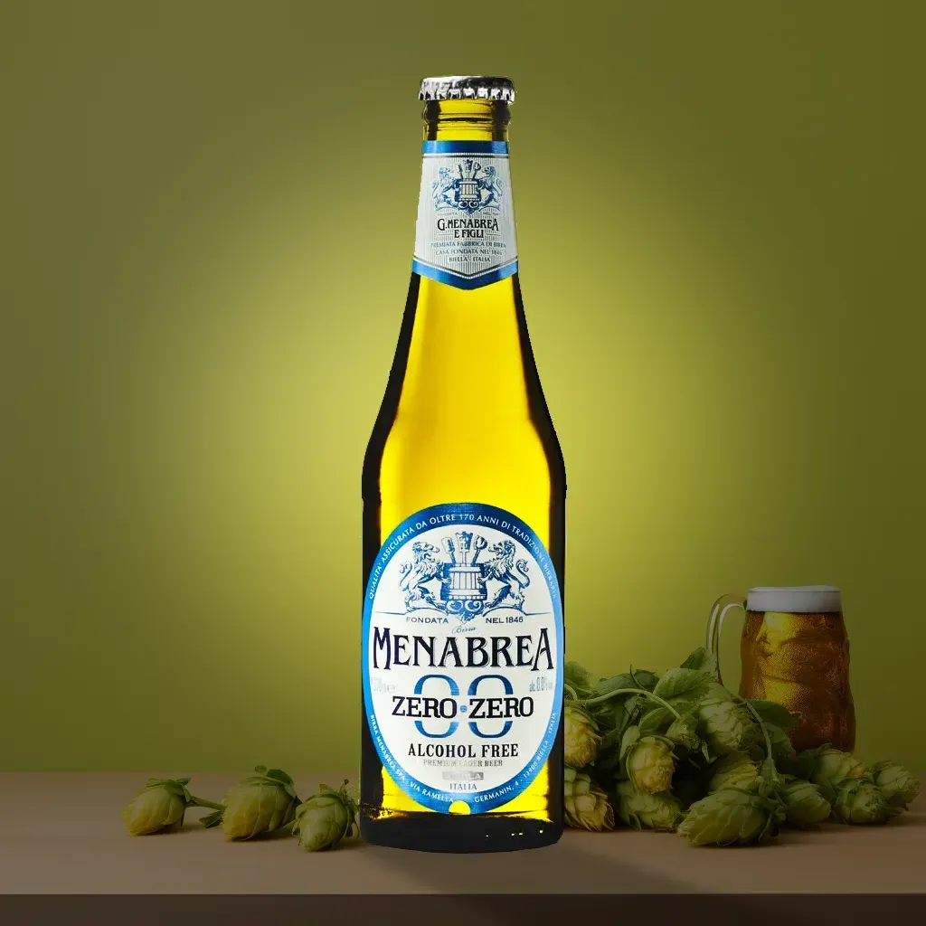 Menabrea Alcohol-Free Beer (0.0% ABV)