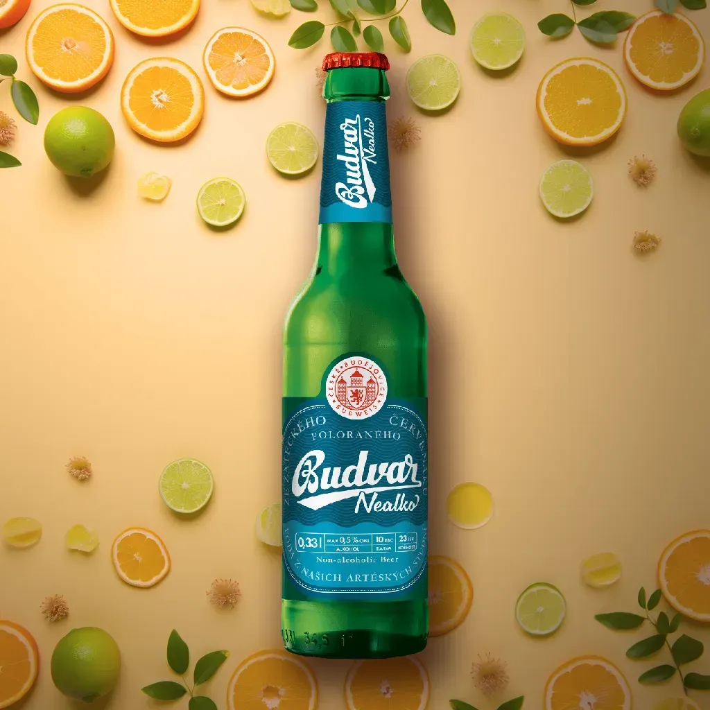 Budweiser Budvar Nealko Alcohol-Free Beer 330ml (0.5% ABV)