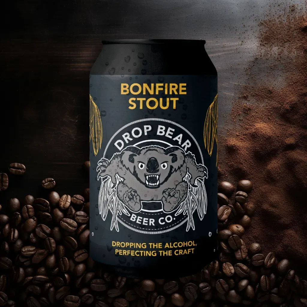 Drop Bear Bonfire Stout (0.5% ABV)