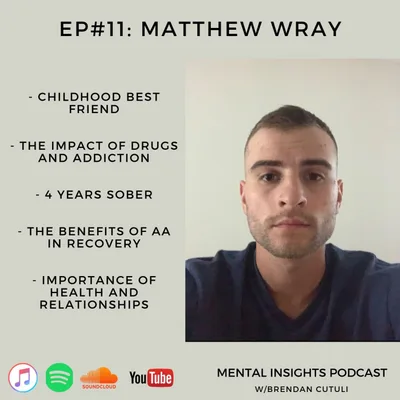 EP #11: Opioids, AA & Health | Matt Wray