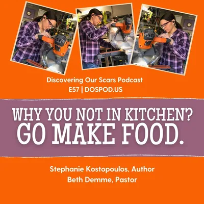 Why you not in kitchen? Go make food.