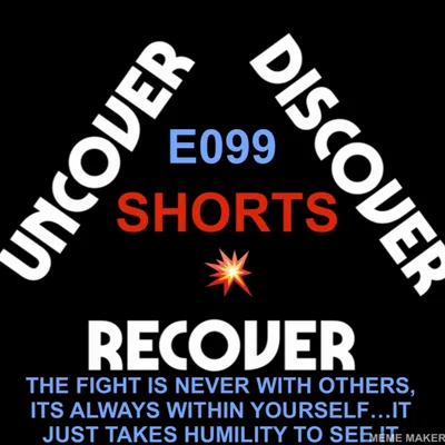 THEUDRCAST: E099 - THE FIGHT IS NEVER WITH OTHERS, IT'S ALWAYS WITHIN... IT JUST TAKES TIME TO SEE IT | Self inventory | addiction | alcoholism | drug addiction | Recovery | Sobriety | Mental Health
