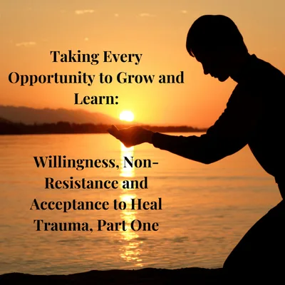 Episode 1 Season 2: Taking Every Opportunity to Grow and Learn:  Willingness, Non-Resistance and Acceptance to Heal Trauma Part I