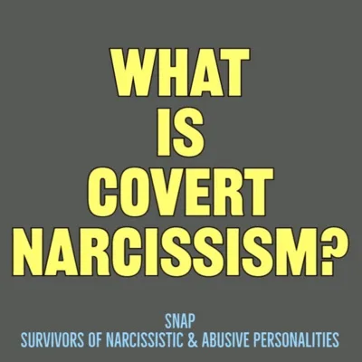 What is Covert Narcissism?