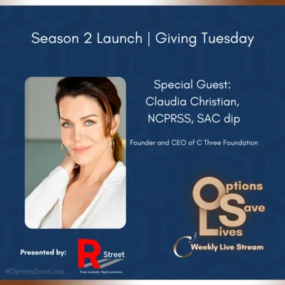Giving Tuesday with Claudia Christian