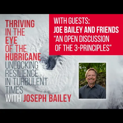 Thriving in the Eye of the Hurricane Podcast Ep 13 "A Conversation with Joe Bailey and Friends about the 3-Principles"