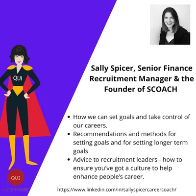 Sally Spicer - Senior Finance Recruitment Manager & Career Coach - GOAL SETTING