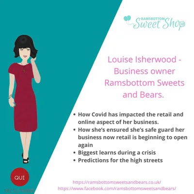 Louise Isherwood owner of Ramsbottom Sweets and Bears - How she's safeguarded her business during Covid + predictions for the high street