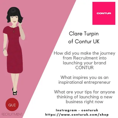 Claire Turpin, Found of Contur UK - Her journey from recruitment to launching Contur + top tips to launching a new business
