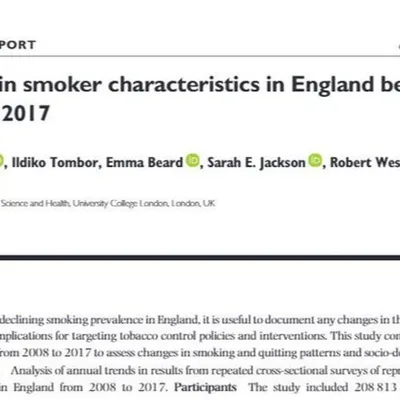 January 2020 interview with Claire Garnett - Engish smoker characteristics