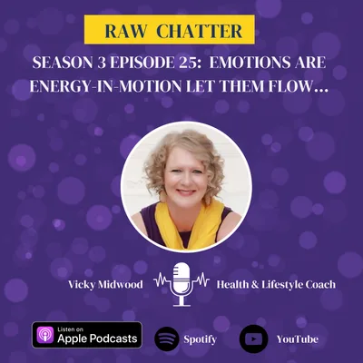 Season 3 Episode 25: Emotions are Energy-in-Motion let them flow...