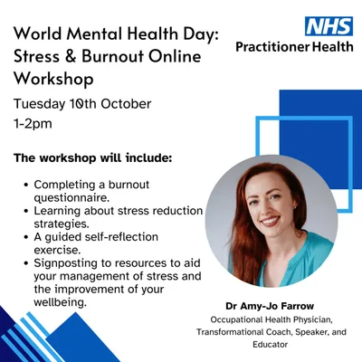 Stress and Burnout Online Workshop with Dr Amy-Jo Farrow