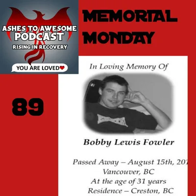 89 - LATE MEMORIAL MONDAY-SUNNY FROM CALGARY SHARES WITH US ABOUT LOSING HER HUSBAND BOBBY TO OVEROSE.........  #youareloved, #stopthestigma, #recovery, #addiction, #addictionrecovery,  #overdose, #recoveryjourney, #recoveryisworthit,  #recoverywarrior, #