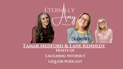 Tamar Medford and Lane Kennedy of Laughing Without Liquor Podcast