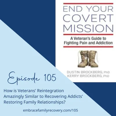 Ep 105 - How is Veterans' Reintegration Amazingly Similar to Recovering Addicts' Restoring Family Relationships?