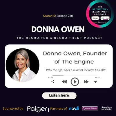 EP280: Donna Owen, Founder of The Engine, Why the right SALES mindset includes FAILURE