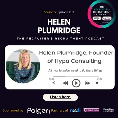 EP283: Helen Plumridge, Founder of Hypa Consulting - All new founders need to do these things