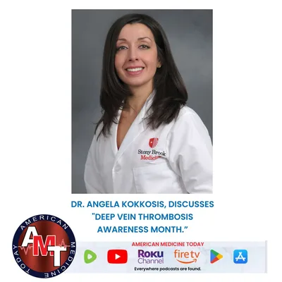 3/29/25 S11 E2000: DR. ANGELA KOKKOSIS - DVT (DEEP VEIN THROMBOSIS).