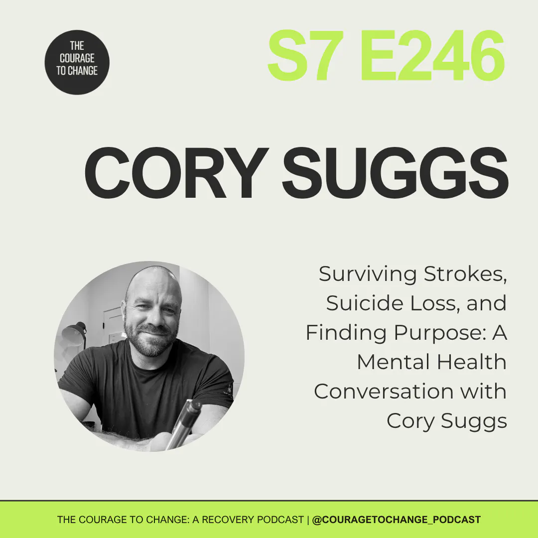 246. Surviving Strokes, Suicide Loss, and Finding Purpose: A Mental Health Conversation with Cory Suggs