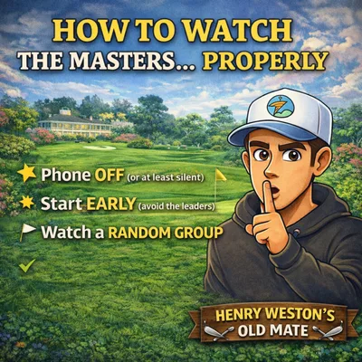 How To Watch The Masters....Properly