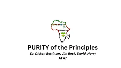 AF47-PURITY OF THE PRINCIPLES