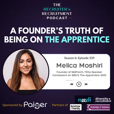 EP329: Being on The Apprentice: Taking Risks & Starting Again - Melica Moshiri, Founder, SkillTorch