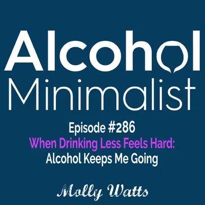 When Drinking Less Feels Hard:  Alcohol Keeps Me Going