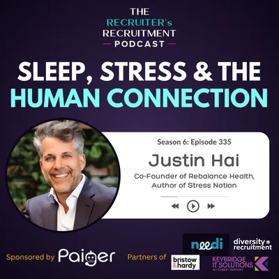 EP335: Why Sleep, Stress & Human Connection Matter More Than Ever | Justin Hai, CEO, Rebalance Health