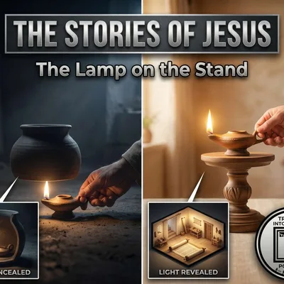 A Lamp on A Stand